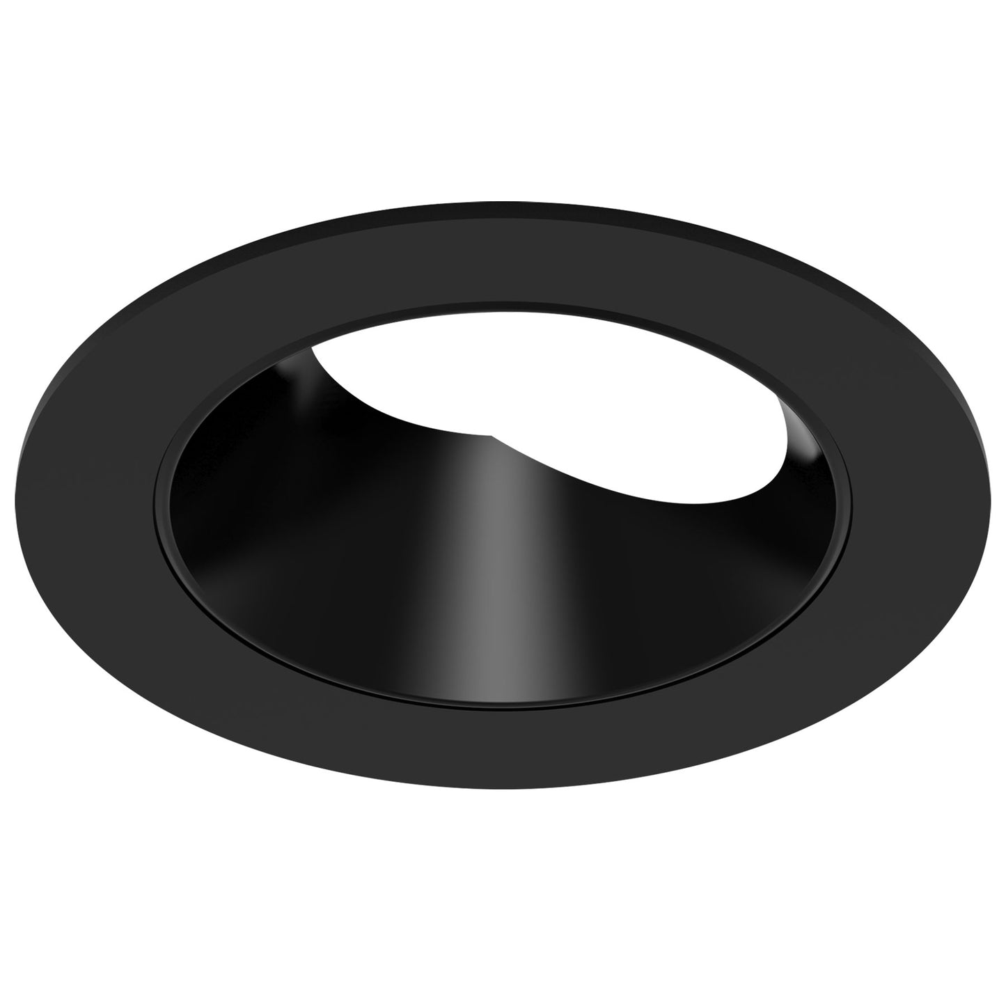 CSL Lighting ED5-RASTBK ECO 5In Round Adjustable Trim, Black Finish