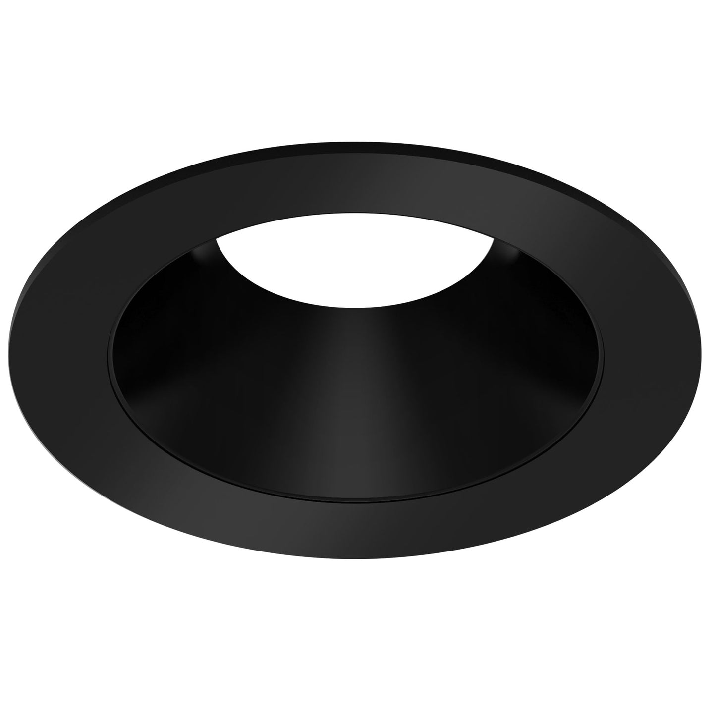 CSL Lighting ED5-RFSTBK ECO 5in Round Fixed Downlight Trim, Black Finish