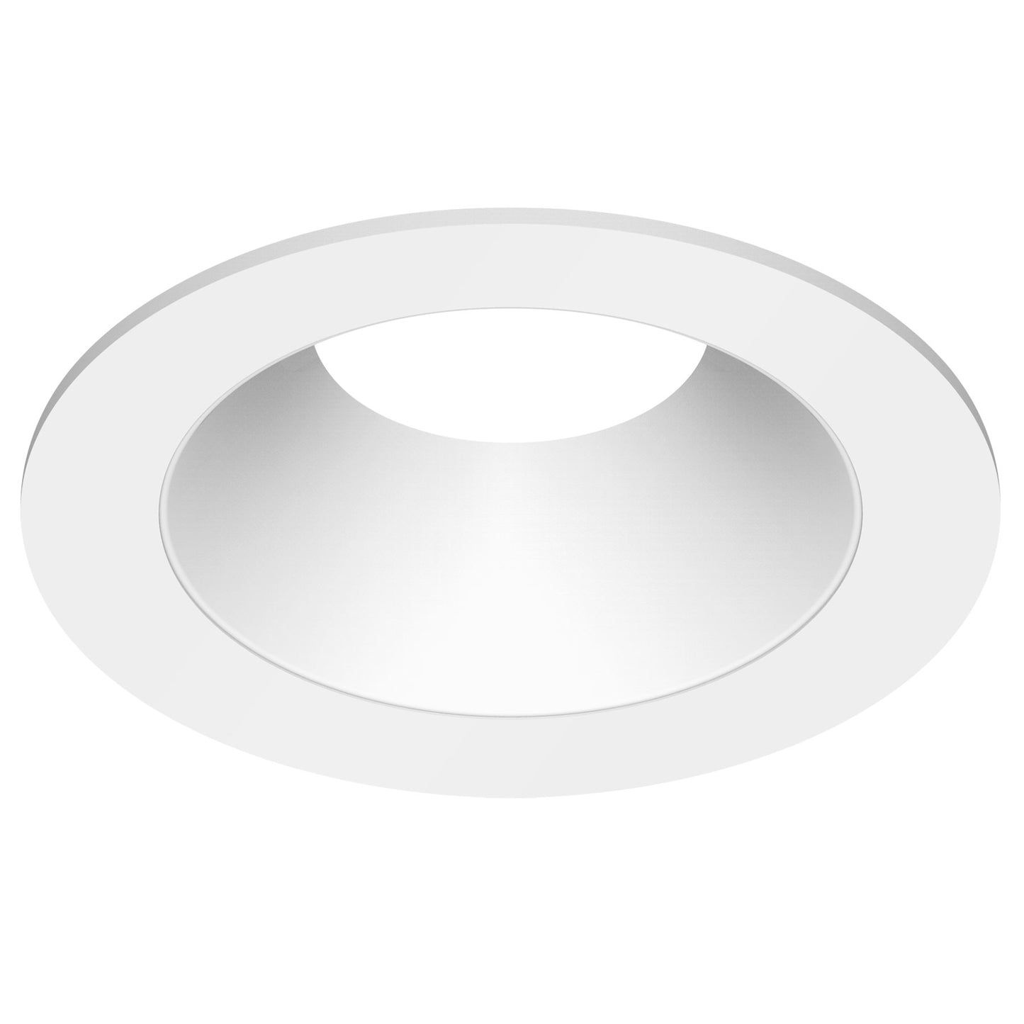 CSL Lighting ED5-RFSTWT ECO 5in Round Fixed Downlight Trim, White Finish