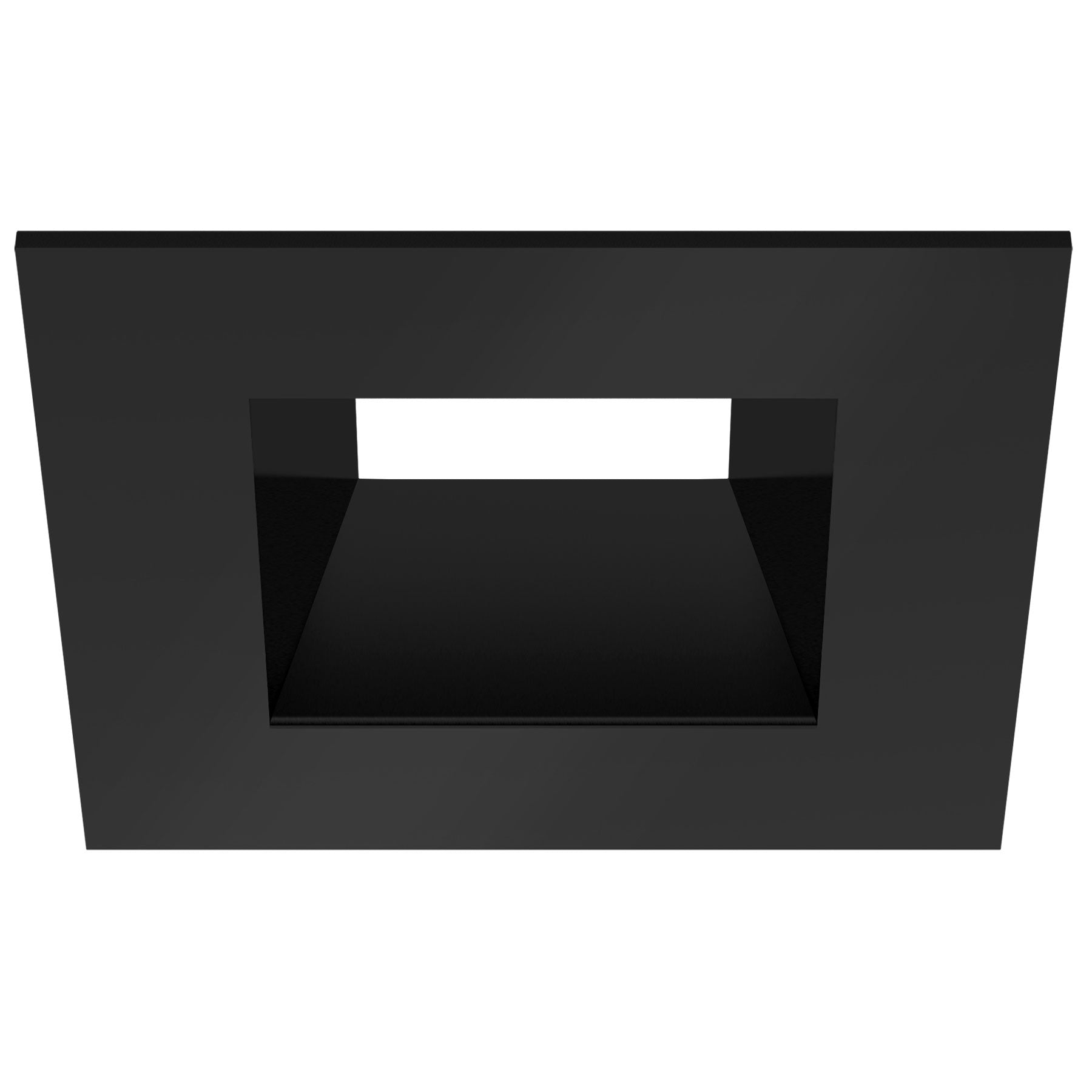 CSL Lighting ED5-SFSTBK ECO 5In Square Fixed Downlight Trim, Black Finish