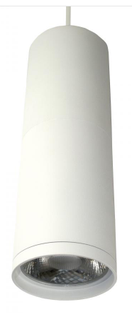 Elco Lighting EDL83CT3W LED Diecast Aluminum Pendant, Lumens 2690 lm, Multi-Color Temperature, All White