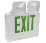 Orbit EECL-B-G Led Exit & Emergency Combo Green/Black Housing