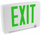 ORBIT EECLP-LED-W-G-SDT Led Tube Emergency & Exit Combo White Housing Green Letters Self Diag