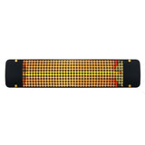 Eurofase EF20240B7 Single Element 39 Inch 2000 Watt Electric Patio Heater Having Admiral Decor Plate