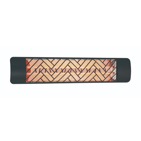 Eurofase Lighting EF40480B1 EF40 Series 9 X 8 inch Black Electric Patio Heater in Chevron
