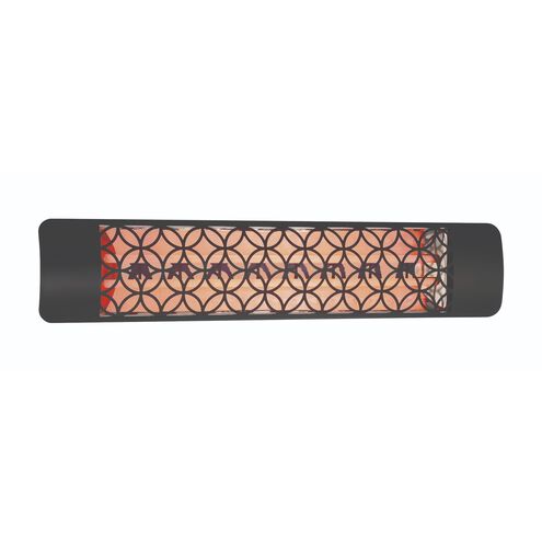 Eurofase Lighting EF50208B2 EF50 Series 9 X 8 inch Black Electric Patio Heater in Clover