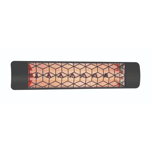 Eurofase Lighting EF50208B6 EF50 Series 9 X 8 inch Black Electric Patio Heater in Stella