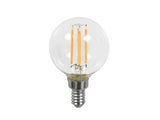 MaxLite EF5G16.5D927/JA8 5W Enclosed Filament G16.5 Lamp, Dimmable, 90CRI, CCT 2700K, JA8 Gen 1