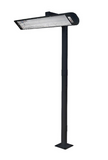 Eurofase Lighting EF6108PMB 61 Inch 8ft Black Pole Mount With Single Crossbar