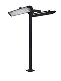 Eurofase Lighting EF6108PMDB 61 Inch 8ft Black Pole Mount With Double Crossbar