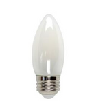 MaxLite EFF3.5B1027 3.5 Watt Enclosed Frost Filament Light Bulb B10 Dim 2700K Blunt Tip