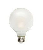 MaxLite EFF3G25D27 3W Enclosed Frosted Filament Light Bulb LED G25 2700K