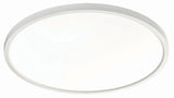 AFX Lighting EGRF1625LAJD1WH Edge 16 Inch LED CCT Flush Mount In White With White Acrylic Diffuser