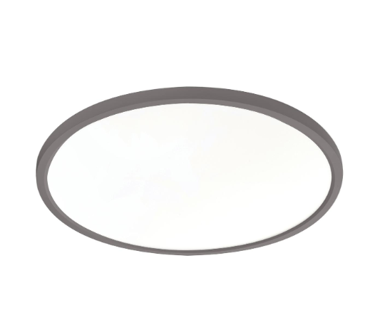 AFX Lighting EGRF2030LAJUDBK Edge Round Large 20 Inch LED Flush Mount Ceiling Light, 120-277V, Watt 30W, Selectable 5CCT, Black Finish
