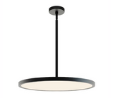 AFX Lighting EGRP24LAJD1BK Edge 1 Light 23.68 inch Black Pendant Ceiling Light