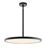 AFX Lighting EGRP24LAJD2BK Edge 1 Light 23.68 inch Black Pendant Ceiling Light