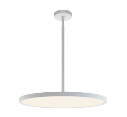 AFX Lighting EGRP24LAJD2WH Edge 1 Light 23.68 inch White Pendant Ceiling Light
