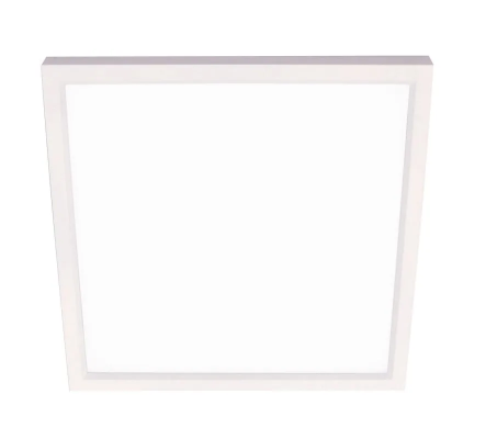AFX Lighting EGSF04LAJD1WH Edge Square 4 Inch Wide LED Flush Mount Ceiling Fixture, Watt 10W, Selectable 5CCT White Finish