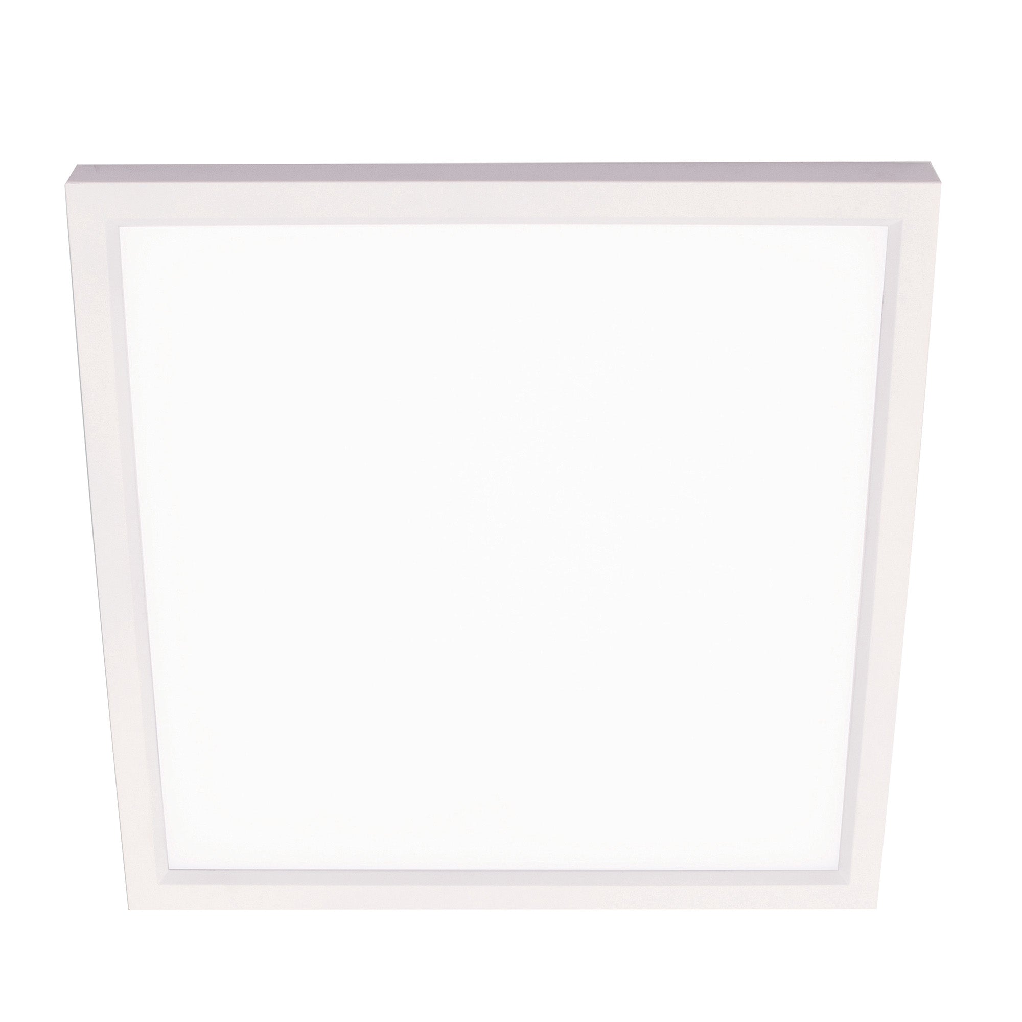 AFX Lighting EGSF06LAJD1WH Edge Square 6 Inch LED Flush Mount Ceiling Light, 120V, Watt 15W, Selectable 5CCT, White Finish