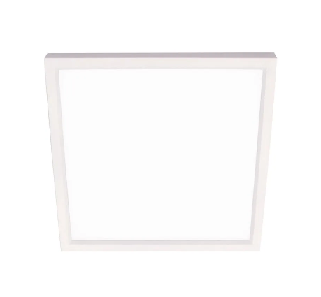 AFX Lighting EGSF09LAJD1WH Edge Square 9 Inch Wide LED Flush Mount Ceiling Fixture, Watt 18W, Selectable 5CCT White Finish