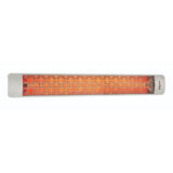 Eurofase EF60277S5 Dual Element 61 Inch 6000 Watt Electric Patio Heater With Brix Decor Plate - 277V - Stainless Steel