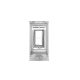 Eurofase EFSWWPS Single Duplex Switch Weatherproof Flush Mount and Gang Box 20 Amp Per Pole -  Stainless Steel