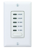 Intermatic EI215W Electronic Countdown Timer, 120 VAC, 60 Hz, Preset Times 15,30 Minute,1,2,4 Hour, Without Hold, White