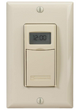 Intermatic EI600C 7-Day Heavy-Duty Programmable Timer, 120-277 VAC, 20A, Ivory