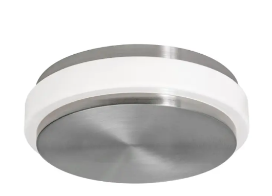 AFX Lighting EISF10LAJUDSN Eris 10" LED Flush Mount, Wattage 21W, Multi-Color Temperature, Voltage 120-277V, Satin Nickel