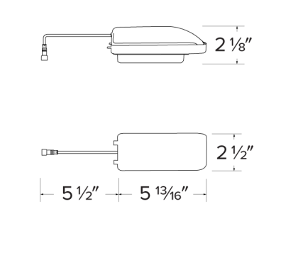 Elco Lighting EKCL10RIC Canless Koto™ Remodel IC Power Pack, Lumens 950 lm, Wattage 11.9W, Dimming Triac/ELV