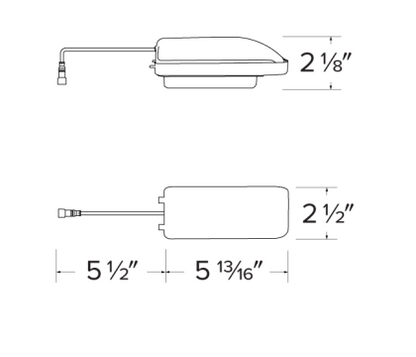 Elco Lighting EKCL10RIC Canless Koto™ Remodel IC Power Pack, Lumens 950 lm, Wattage 11.9W, Dimming Triac/ELV