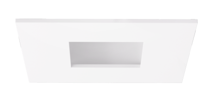 Elco Lighting EKCL2527W Pex™ 2" Square Adjustable Pinhole, All White Finish