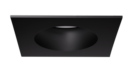 Elco Lighting EKCL2529BB Pex™ 2" Square Adjustable Reflector, All Black