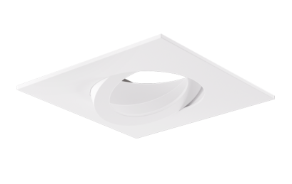 Elco Lighting EKCL2588W Pex™ 2" Square Gimbal, All White