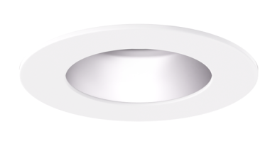 Elco Lighting EKCL2829H Pex™ 2" Round Adjustable Reflector, Haze with White Trim