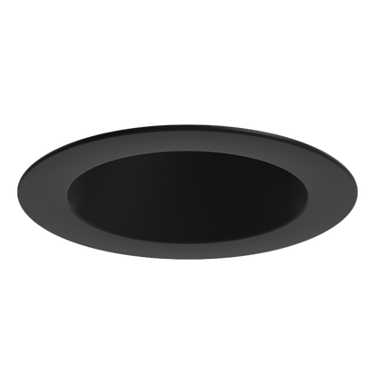 Elco Lighting EKCL2863BB 2″ Pex™ Canless Round Micro Flange Reflector – All-Black, Wet Rated, Twist-On Design for Ceilings Up to 1.25″