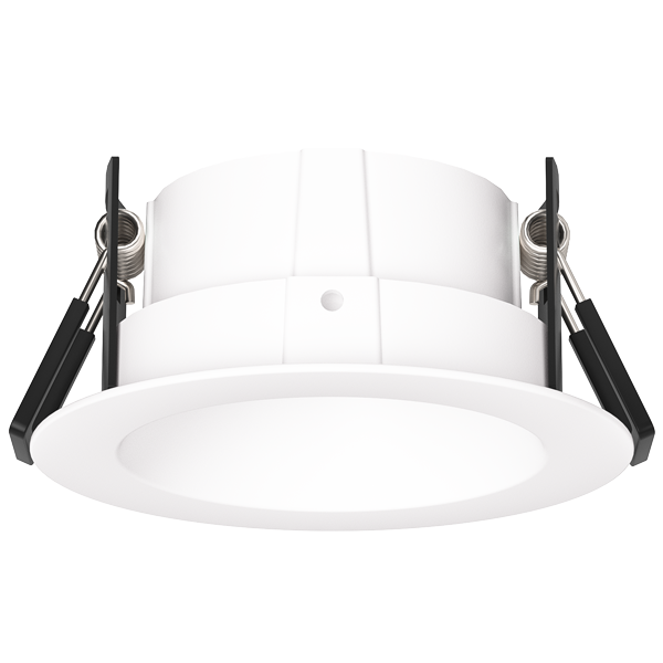 Elco Lighting EKCL2863W 2″ Pex™ Canless Round Micro Flange Reflector – Twist-On Design for Ceilings Up to 1.25″, Diecast White, Wet Rated (Koto™ LED Module Compatible)