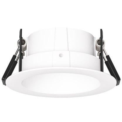 Elco Lighting EKCL2863BB 2″ Pex™ Canless Round Micro Flange Reflector – All-Black, Wet Rated, Twist-On Design for Ceilings Up to 1.25″
