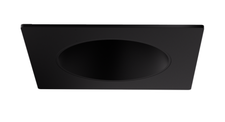 Elco Lighting EKCL3318BB Pex™ 3" Square Deep Reflector, All Black