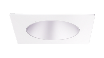 Elco Lighting EKCL3318H Pex™ 3" Square Deep Reflector, Haze with White Trim