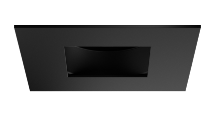 Elco Lighting EKCL3327BB Pex™ 3" Square Adjustable Pinhole, All Black