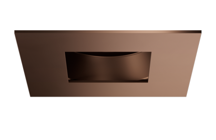 Elco Lighting EKCL3327BZ Pex™ 3" Square Adjustable Pinhole, All Bronze
