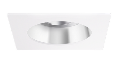 Elco Lighting EKCL3329C Pex™ 3" Square Adjustable Gimbal, Chrome with White Trim