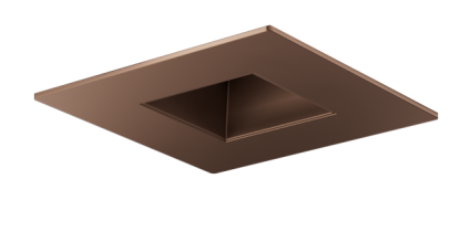 Elco Lighting EKCL3341BZ Pex™ 3" Square Reflector, All Bronze