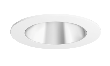 Elco Lighting EKCL3618C Pex™ 3" Round Deep Reflector, Chrome Reflector White Ring