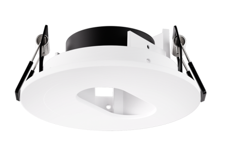 Elco Lighting EKCL3620W Pex™ 3" Round Adjustable Slot Aperture, Black Slot/White Ring