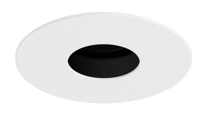 Elco Lighting EKCL3627B Pex™ 3" Round Adjustable Pinhole, Black Reflector with White Trim