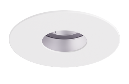 Elco Lighting EKCL3627H Pex™ 3" Round Adjustable Pinhole, Haze with White Trim