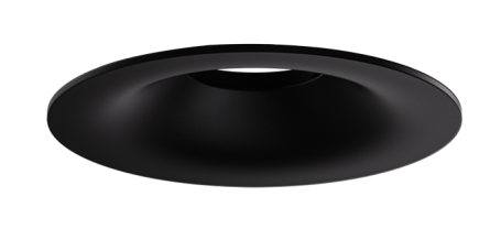 Elco Lighting EKCL3672B Pex™ 3" Round Curved Reflector, All Black