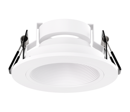 Elco Lighting EKCL3693W Pex™ 3" Round Adjustable Baffle, All White